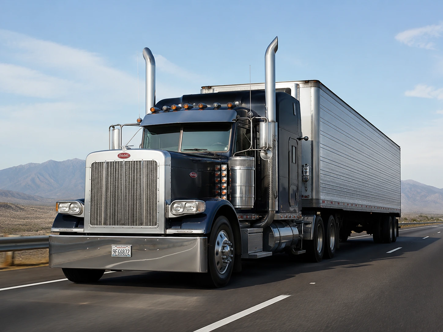 Cross border shipping Toronto truck transporting freight between Canada and the USA